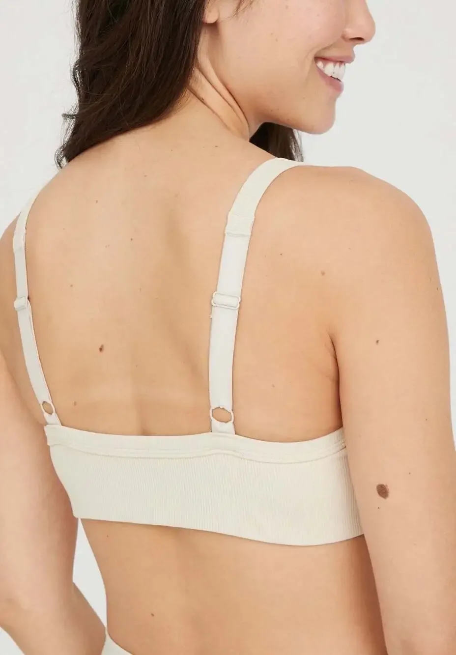 OFFLINE by Aerie Ribbed Square Neck Sports Bra Size Large